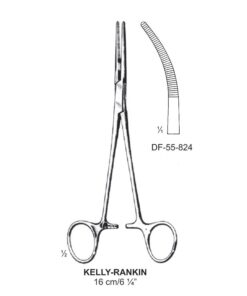 Kelly-Rankin Artery Forceps, Cvd, 16Cm (SS-55-824)