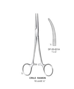 Crile-Rankin Artery Forceps, Cvd, 1X2 Teeth, 16Cm (SS-55-831A)