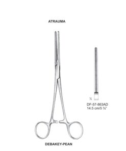 Debakey-Pean Atrauma Artery Forceps, Str, 14.5Cm (SS-57-863Ad)