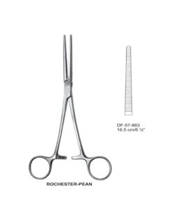 Rochester-Pean Artery Forceps, Str, 16.5Cm (SS-57-863)
