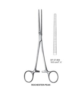 Rochester-Pean Artery Forceps, Str, 18.5Cm (SS-57-864)