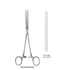 Rochester-Pean Artery Forceps, Str, 22.5Cm (SS-57-866)
