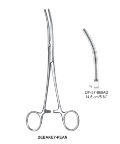 Debakey-Pean Atrauma Artery Forceps, Cvd, 14.5Cm (SS-57-869Ad)