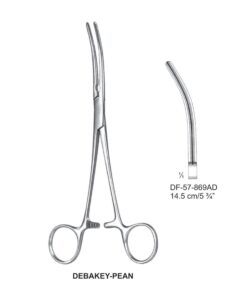 Debakey-Pean Atrauma Artery Forceps, Cvd, 16.5Cm (SS-57-869D)