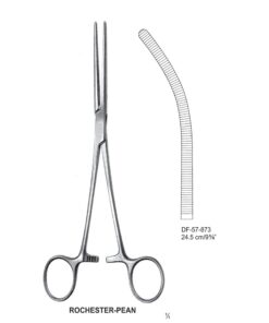 Rochester-Pean Artery Forceps, Cvd, 24.5Cm (SS-57-873)