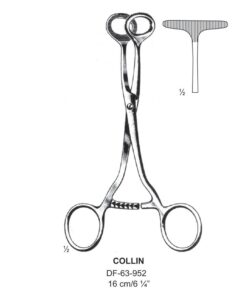 Collin Tongue Holding Forceps, T-Shaped Jaw, 16Cm (SS-63-952)