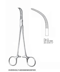 Overholt-Geissendorfer Dissecting Forceps, Cvd, Fig.6, 22Cm (SS-69-996)