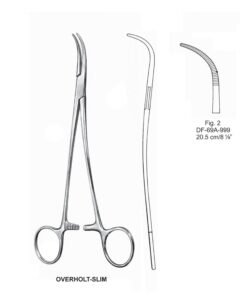 Overholt-Slim Artery Forceps, S-Shaped, Fig-2, 20.5Cm (SS-69A-999)