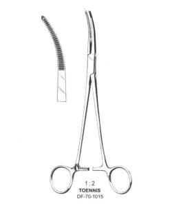 Toennis Dissecting Forceps, Cvd, 1X2 Teeth, 21Cm (SS-70-1015)