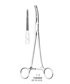 Toennis Dissecting Forceps, Str, 1X2 Teeth, 26Cm (SS-70-1016)