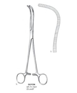 Guyon Kidney Pedicle Forceps, Long, 23Cm (SS-71-1021)