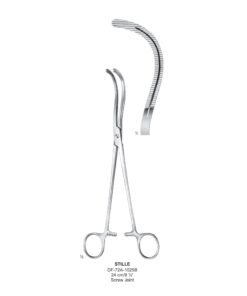 Stille Kidney Pedical Clamps, 24Cm, Screw Joint (SS-72A-1025B)