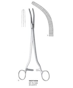 Wertheim Hysterectomy Forceps, 25Cm (SS-76-1048)