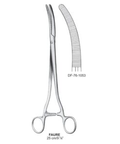 Faure Clamp Forceps, Cvd, 25Cm (SS-76-1053)