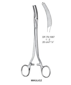 Mikulicz Peritoneal Clamp Forceps, Cvd, 1X2 Teeth, 20Cm  (SS-79-1067)