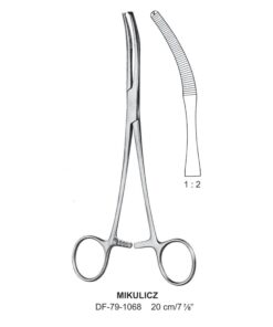 Mikulicz Peritoneal Clamp Forceps, 1X2 Teeth, 20Cm  (SS-79-1068)