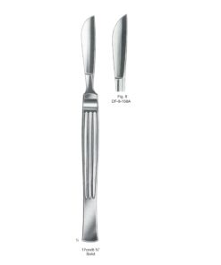 Operating Knives Fig. 8, Solid 17Cm  (SS-8-158A)