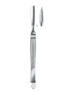 Operating Knives Fig. 10, Solid 17Cm  (SS-8-160)