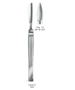 Operating Knives Fig. 12, Solid 17Cm  (SS-8-161)
