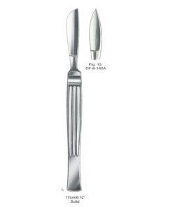 Operating Knives Fig 15, Solid 17Cm  (SS-8-162A)