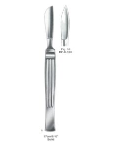 Operating Knives Fig. 16, Solid 17Cm  (SS-8-163)