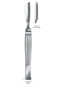 Operating Knives Fig. 27,Solid 17Cm  (SS-8-164A)