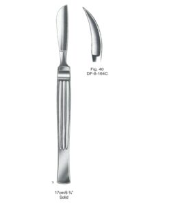 Operating Knives Fig. 40,Solid 17Cm  (SS-8-164C)