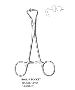 Ball & Socket Towel Clamp, 14Cm (SS-80A-1085B)