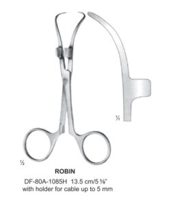 Robin Towel Clamp, With Holder For Cable Up To 5Mm, 13.5Cm  (SS-80A-1085H)