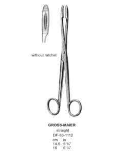 Gross-Maier Forceps, Str, Without Ratchet, 16Cm (SS-83-1112)