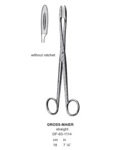Gross-Maier Forceps, Str, Without Ratchet, 18Cm (SS-83-1114)