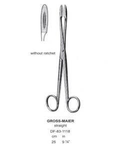 Gross-Maier Forceps, Str, Without Ratchet, 25Cm (SS-83-1118)