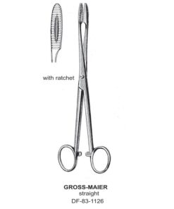 Gross-Maier Forceps, Str, With Ratchet, 20Cm (SS-83-1126)