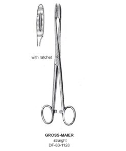 Gross-Maier Forceps, Str, With Ratchet, 25Cm (SS-83-1128)