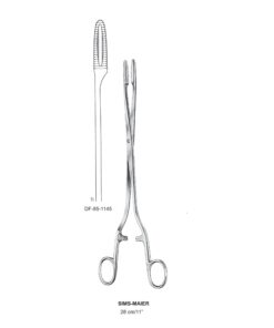 Sims-Maier Swab Forceps, Str, With Ratchet, 28Cm (SS-85-1145)