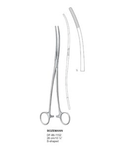 Bozemann Dressing Forceps, S-Shaped, 26Cm  (SS-86-1152)