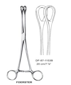 Foerster Sponge Forceps, Str, Plain, 20Cm (SS-87-1153B)