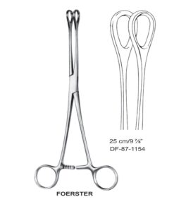 Foerster Sponge Forceps, Str, Plain, 25Cm (SS-87-1154)