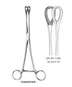 Foerster Sponge Forceps, Str, Serrated, 18Cm (SS-87-1155)