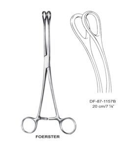 Foerster Sponge Forceps, Cvd, Plain, 20Cm (SS-87-1157B)