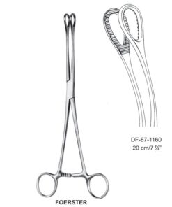 Foerster Sponge Forceps, Cvd, Serrated, 20Cm (SS-87-1160)
