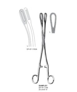 Rampley Sponge Forceps, Str, Srrated, 25Cm (SS-87-1163A)