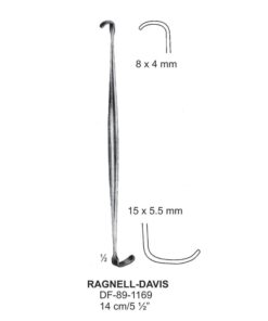 Ragnell-Davis Retractors, 8X4 , 15X5.5Mm, Blunt, 14Cm (SS-89-1169)
