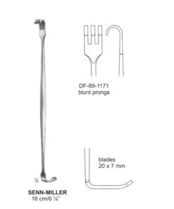 Senn-Mueller Retrators 3 Prong 7X8.5Mm, Blunt 16Cm  (SS-89-1171)