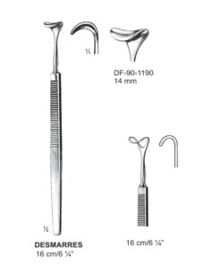 Desmarres Retractors,16Cm,14Mm  (SS-90-1190)