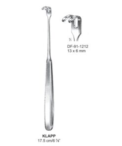 Klapp Retractors,17.5Cm, Two Prong  (SS-91-1212)