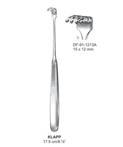 Klapp Retractors,17.5Cm, Four Prong   (SS-91-1213A)