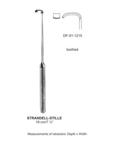 Strandell-Stille Retractors,19Cm,Toothed  (SS-91-1215)