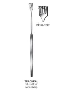 Tracheal Retractors,Semi-Sharp ,16Cm Four Prong  (SS-94-1247)