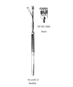 Retractors,Blunt,Flexible,16Cm Four Prong  (SS-95-1269)